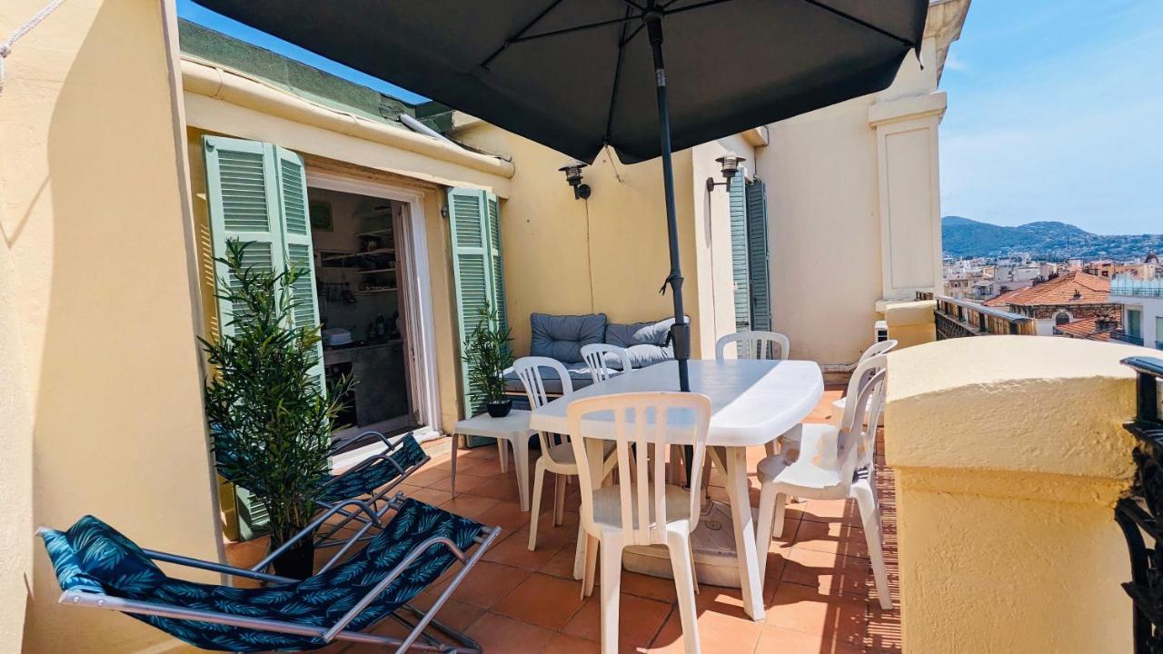 "Studio Ensoleille A Deux Pas Des Plages Avec Sa Grande Terrasse Privee !" Nicea Zewnętrze zdjęcie